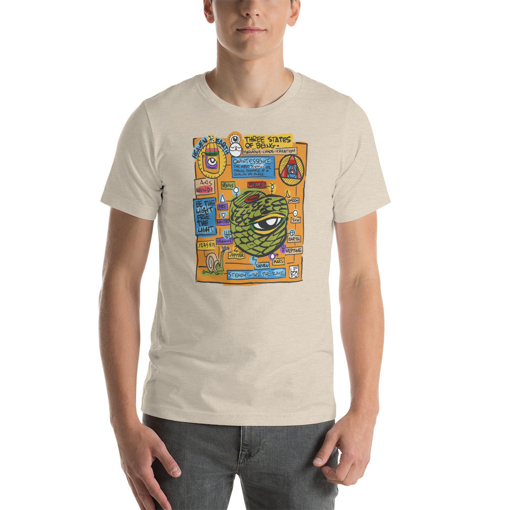 Three States of Being - Lebo Short-Sleeve Unisex T-Shirt